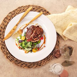 Talerz obiadowy płytki porcelanowy MONA 27cm ORION 129553