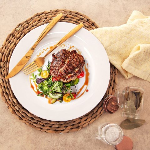 Talerz obiadowy płytki porcelanowy MONA 27cm ORION 129553