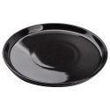 Talerz obiadowy płytki porcelanowy czarny 24cm MONDEX 139150