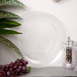 Talerz obiadowy płytki szklany 28cm VILDE 139258