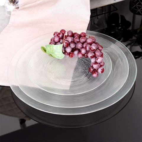 Talerz obiadowy płytki szklany 28cm VILDE 139258