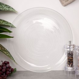 Talerz obiadowy płytki szklany 32.5cm VILDE 139259