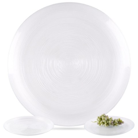 Talerz obiadowy płytki szklany 32.5cm VILDE 139259