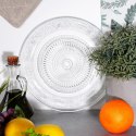 Talerz obiadowy szklany patera 25cm VILDE 139652