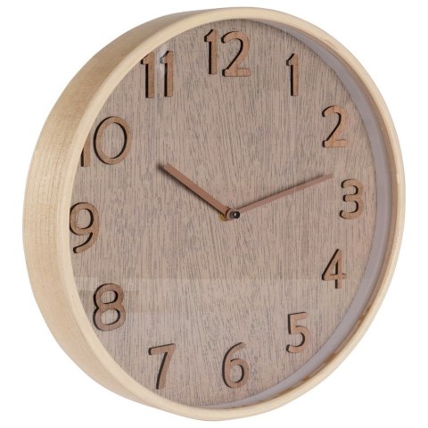 Zegar ścienny na ścianę beżowy 38cm VILDE 569969