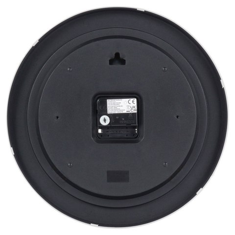 Zegar ścienny na ścianę biały z termometrem higrometrem 30cm VILDE 569939