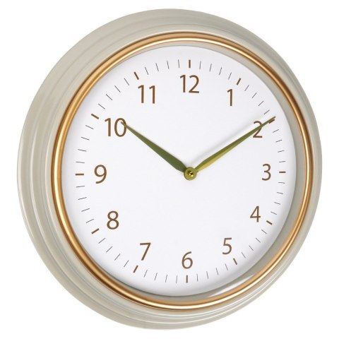 Zegar ścienny na ścianę biały złoty 50cm VILDE 568074