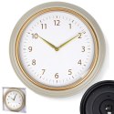 Zegar ścienny na ścianę biały złoty 50cm VILDE 568074