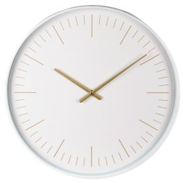 Zegar ścienny na ścianę biały złoty 50cm VILDE 568109