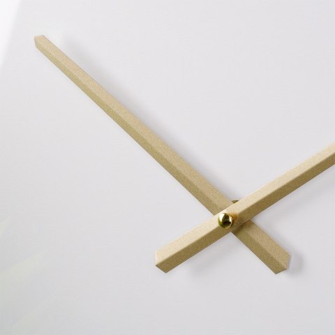 Zegar ścienny na ścianę biały złoty 50cm VILDE 568109