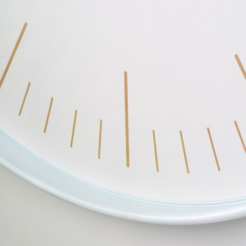 Zegar ścienny na ścianę biały złoty 50cm VILDE 568109