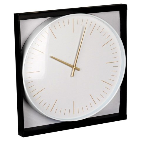 Zegar ścienny na ścianę biały złoty 50cm VILDE 568109