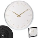 Zegar ścienny na ścianę biały złoty 50cm VILDE 568109
