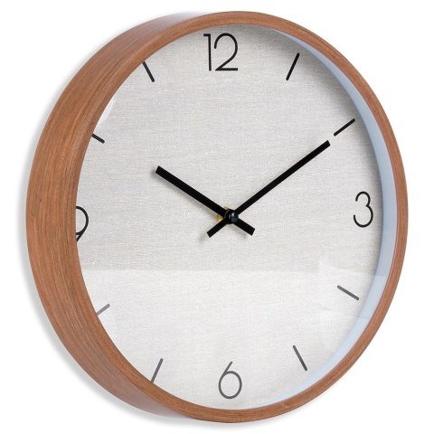 Zegar ścienny na ścianę brązowy 29.5cm VILDE 569937