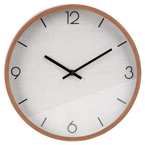 Zegar ścienny na ścianę brązowy 29.5cm VILDE 569937