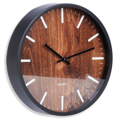 Zegar ścienny na ścianę czarny 29.5cm VILDE 569936