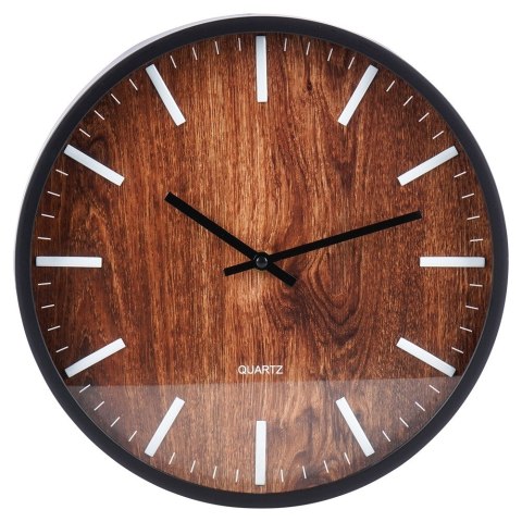 Zegar ścienny na ścianę czarny 29.5cm VILDE 569936