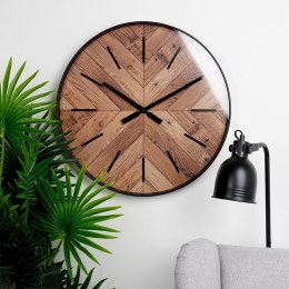 Zegar ścienny na ścianę czarny 50cm VILDE 568108