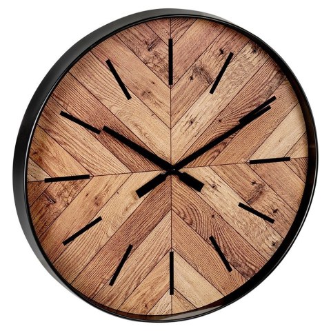 Zegar ścienny na ścianę czarny 50cm VILDE 568108