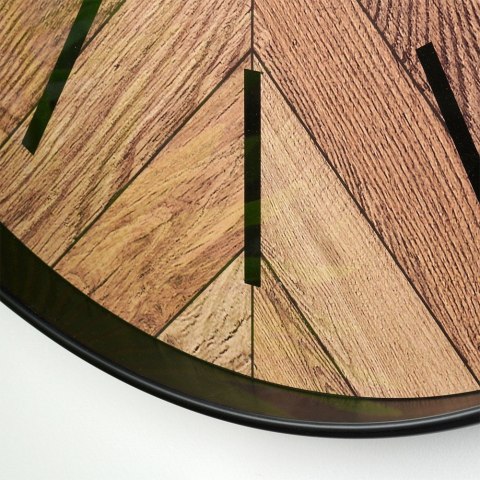 Zegar ścienny na ścianę czarny 50cm VILDE 568108