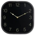 Zegar ścienny na ścianę czarny złoty 30cm VILDE 568131