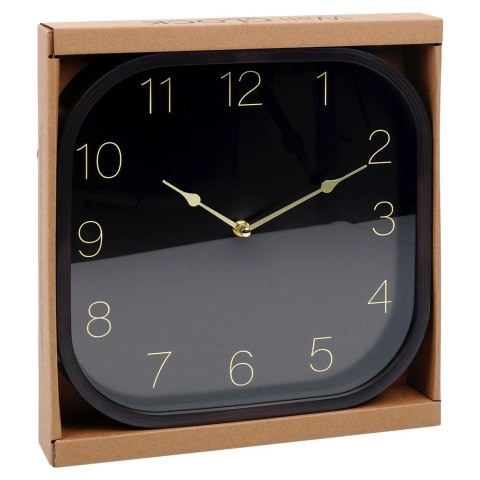 Zegar ścienny na ścianę czarny złoty 30cm VILDE 568131