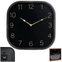 Zegar ścienny na ścianę czarny złoty 30cm VILDE 568131