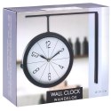 Zegar ścienny na ścianę metalowy czarny dwustronny 30.5x9.5x28cm VILDE 569946