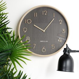 Zegar ścienny na ścianę szary 38cm VILDE 569968