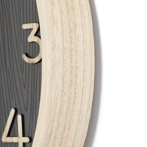 Zegar ścienny na ścianę szary 38cm VILDE 569968