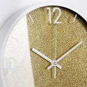 Zegar ścienny na ścianę złoty biały 29.5cm VILDE 568130