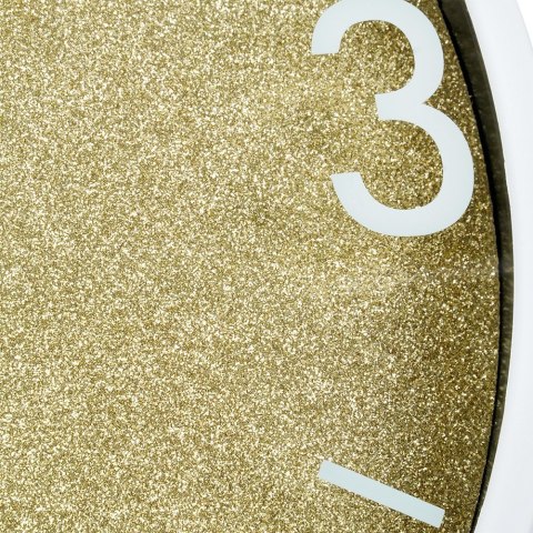 Zegar ścienny na ścianę złoty biały 29.5cm VILDE 568130