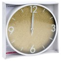 Zegar ścienny na ścianę złoty biały 29.5cm VILDE 568130