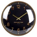 Zegar ścienny na ścianę złoty czarny 30cm VILDE 569948