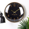 Zegar ścienny na ścianę złoty czarny 30cm VILDE 569948
