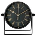 Zegar stołowy metalowy czarny 18.5cm HOME STYLING COLLECTION 568110
