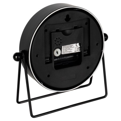 Zegar stołowy metalowy czarny 18.5cm HOME STYLING COLLECTION 568110