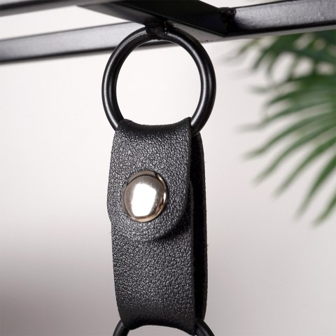 Zegar stołowy metalowy czarny 20.5x7.5x30cm HOME STYLING COLLECTION 569950