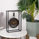 Zegar stołowy metalowy czarny 20.5x7.5x30cm HOME STYLING COLLECTION 569950