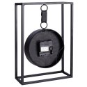Zegar stołowy metalowy czarny 20.5x7.5x30cm HOME STYLING COLLECTION 569950