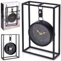 Zegar stołowy metalowy czarny 20.5x7.5x30cm HOME STYLING COLLECTION 569950