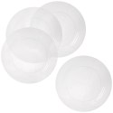 Zestaw talerzy dla 4 osób talerze plastikowe 22.5cm komplet 4 sztuki EXCELLENT HOUSEWARE 120199