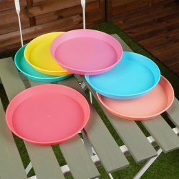 Zestaw talerzy dla 6 osób talerze plastikowe 22.5cm komplet 6 sztuk EXCELLENT HOUSEWARE 139340