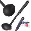 Chochla do zupy sosu mała łyżka wazowa czarna BLACKLINE 60ml 29cm ORION 144903