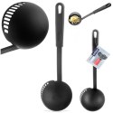 Chochla do zupy z cedzakiem czarna BLACKLINE 150ml 30.5cm ORION 144905