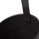 Doniczka balkonowa metalowa czarna 13,5 cm VILDE 339158-C