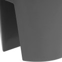 Doniczka balkonowa plastikowa szara duża 28 cm VILDE 339157