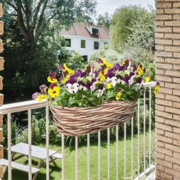 Doniczka balkonowa wiklinowa 45 cm VILDE 339307