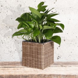 Doniczka ogrodowa kwadratowa brązowa 26x27 cm HOME STYLING COLLECTION 339243-M