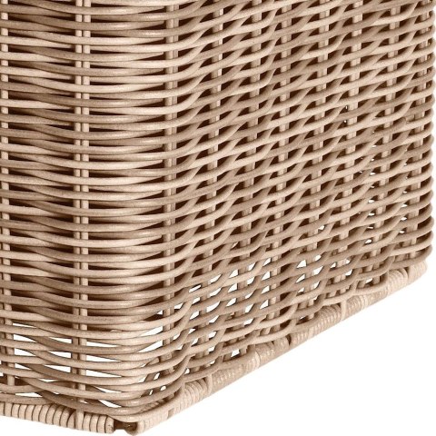 Doniczka ogrodowa kwadratowa brązowa 26x27 cm HOME STYLING COLLECTION 339243-M